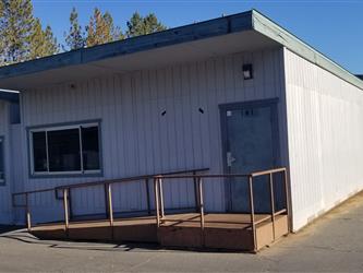 the front of a building