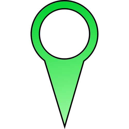 map marker icon green in color